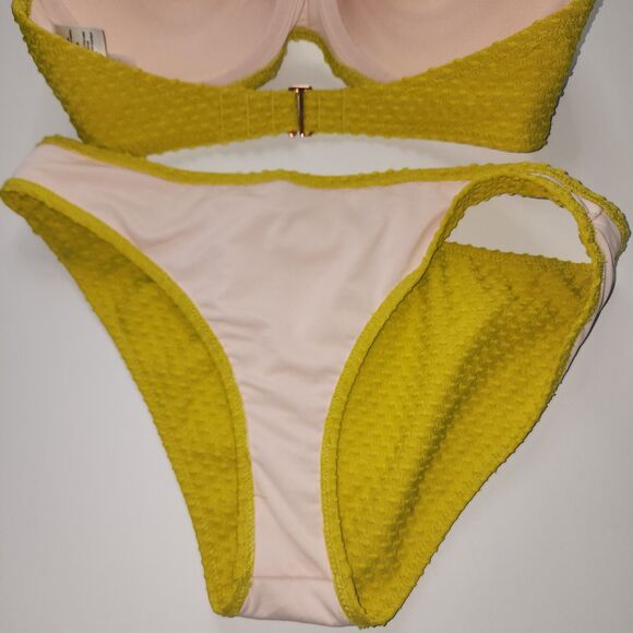 Shade & Shore Mustard Yellow Bikini Swimsuit Set - Picture 7 of 10